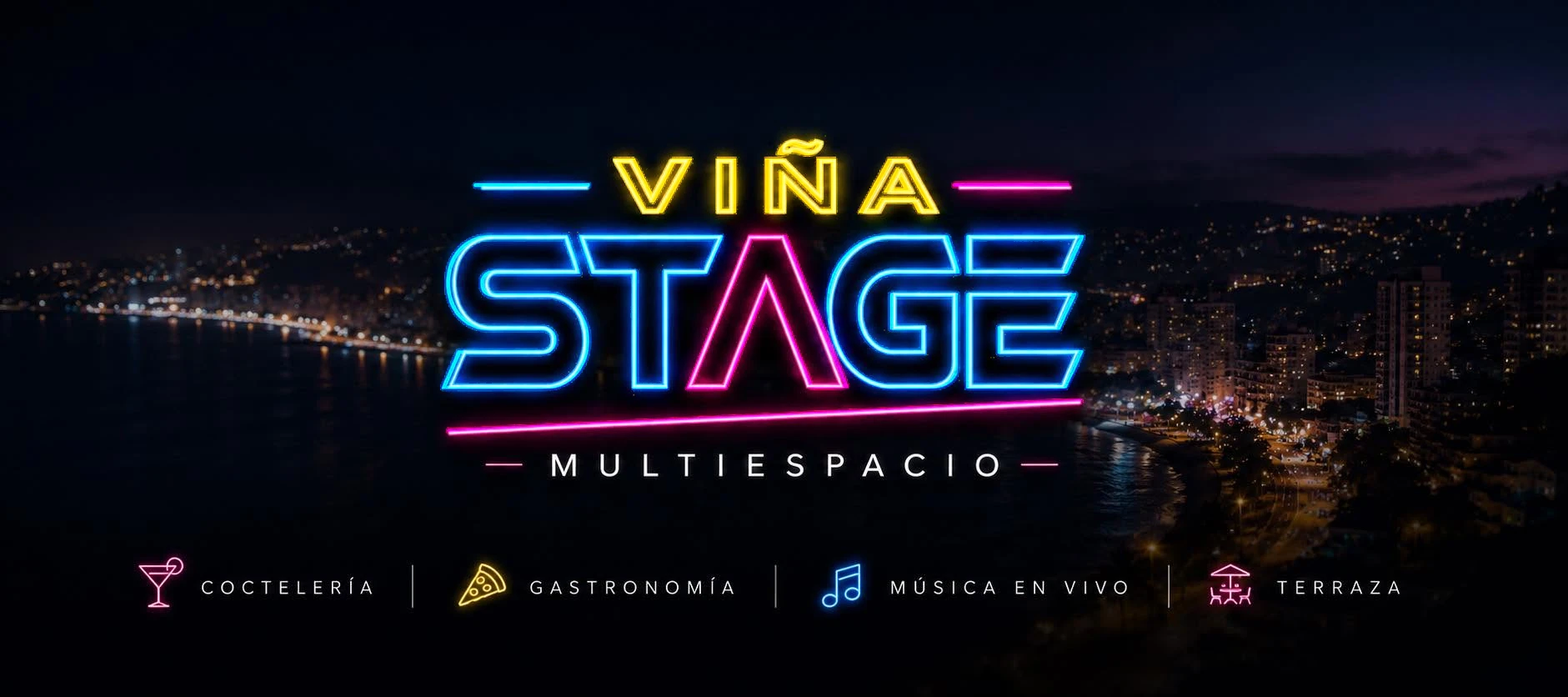Viña Stage Multiespacio: coctelería, gastronomía, música en vivo y terraza